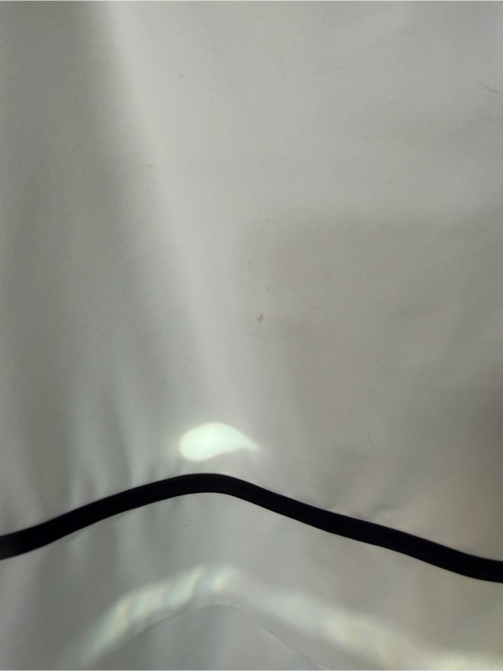 Old Navy Active White Tank Top with Navy Logo - Picture 2 of 4